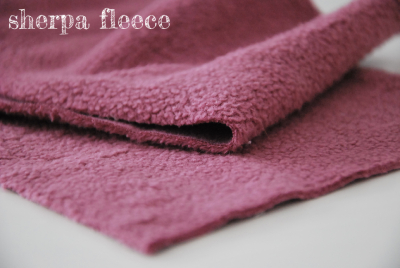 Sherpa fleece - nápis (1)